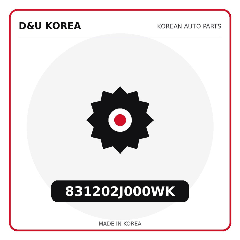 Genuine Mobis 831202J000WK  for Korean vehicles | D&U Korea