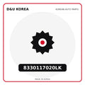 Genuine Mobis 8330117020LK  for Korean vehicles | D&U Korea