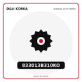 Genuine Mobis 833013B310KO  for Korean vehicles | D&U Korea