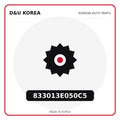 Genuine Mobis 833013E050C5  for Korean vehicles | D&U Korea