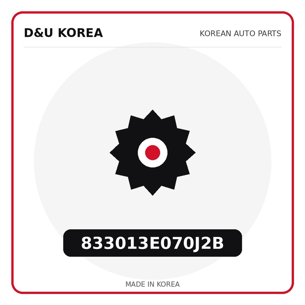 Genuine Mobis 833013E070J2B  for Korean vehicles | D&U Korea