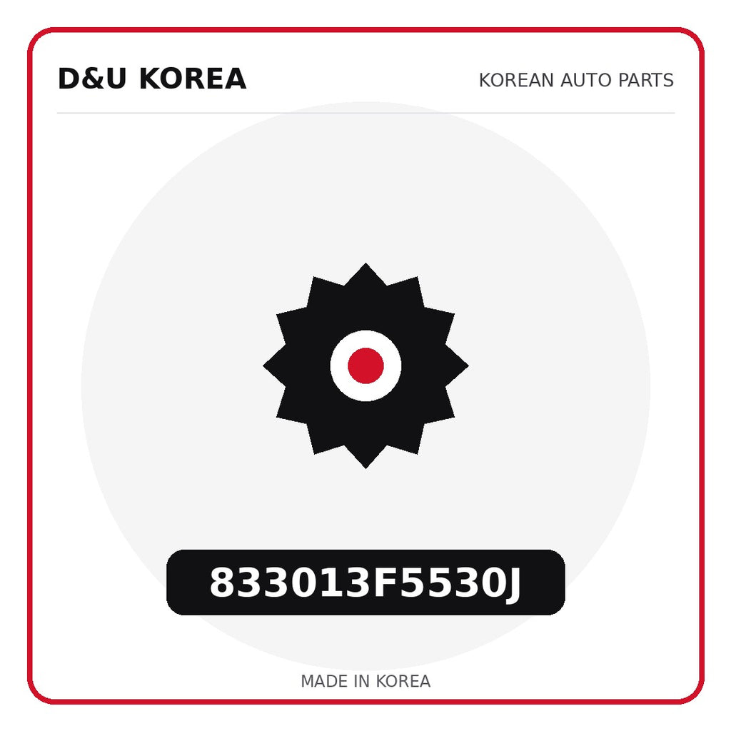 Genuine Mobis 833013F5530J  for Korean vehicles | D&U Korea