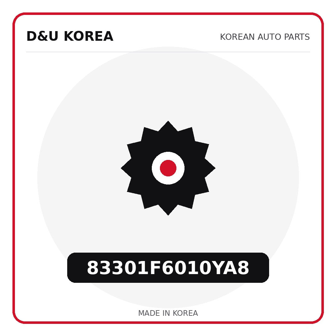 Genuine Mobis 83301F6010YA8  for Korean vehicles | D&U Korea