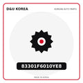 Genuine Mobis 83301F6010YE8  for Korean vehicles | D&U Korea