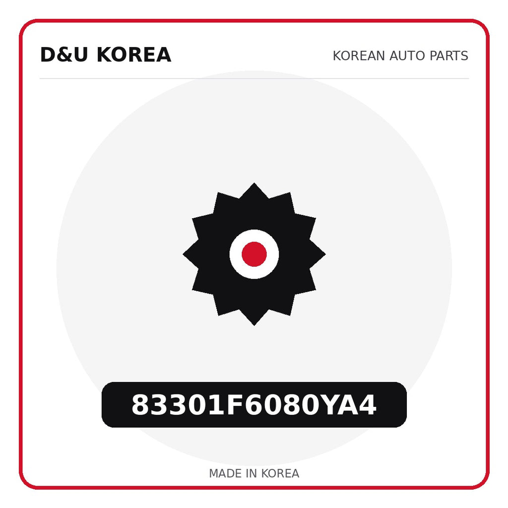 Genuine Mobis 83301F6080YA4  for Korean vehicles | D&U Korea