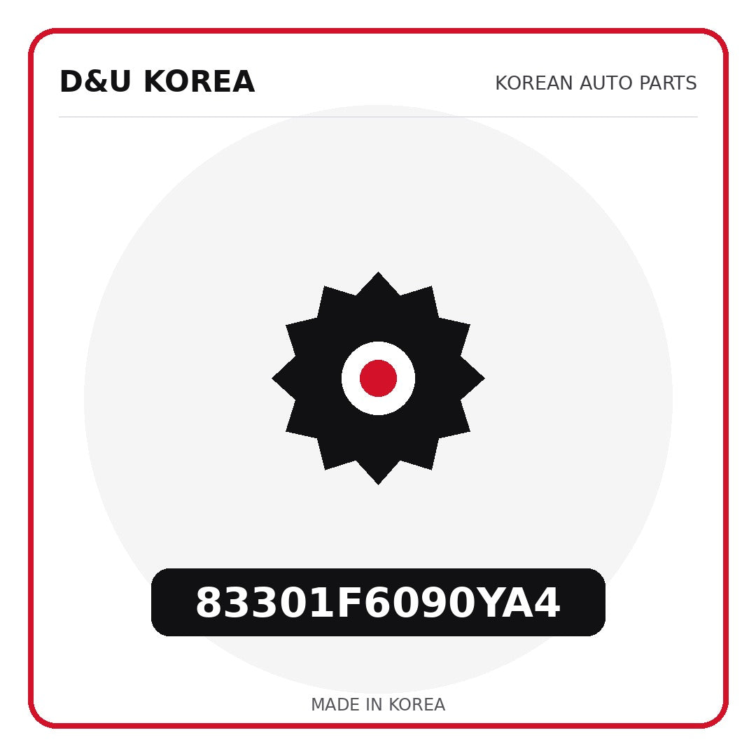Genuine Mobis 83301F6090YA4  for Korean vehicles | D&U Korea