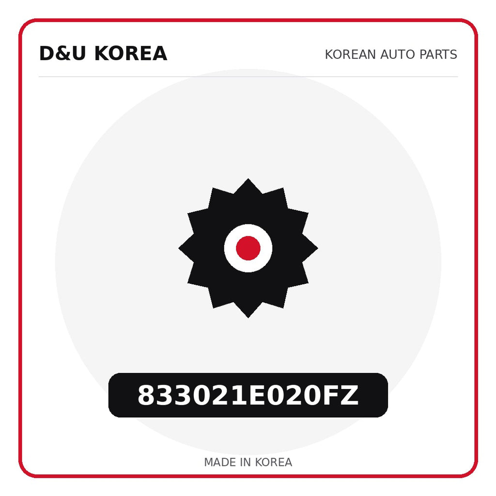 Genuine Mobis 833021E020FZ  for Korean vehicles | D&U Korea