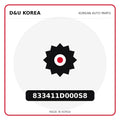 Genuine Mobis 833411D000S8  for Korean vehicles | D&U Korea