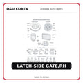 LATCH-SIDE GATE,RH