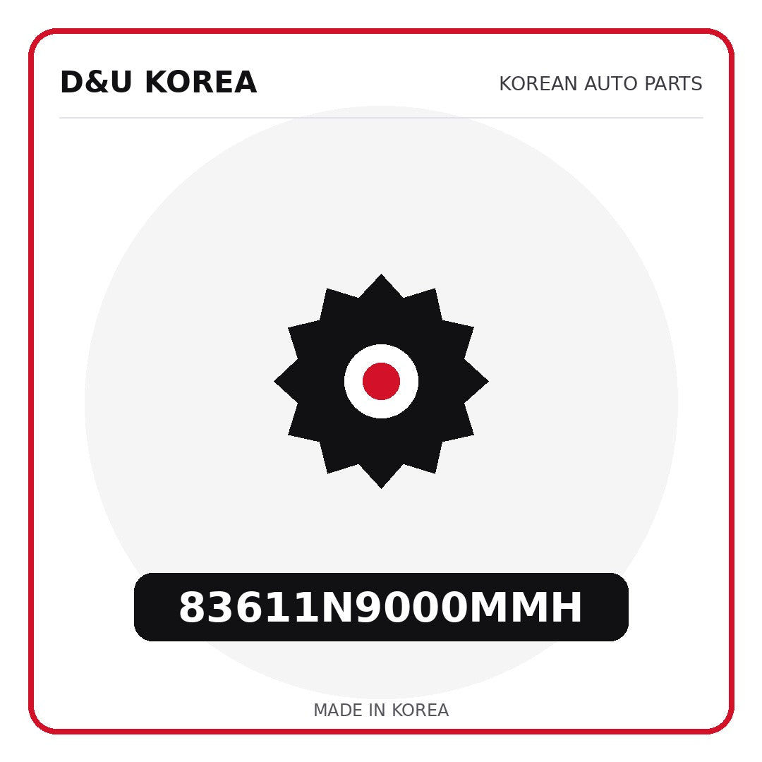 Genuine Mobis 83611N9000MMH  for Korean vehicles | D&U Korea