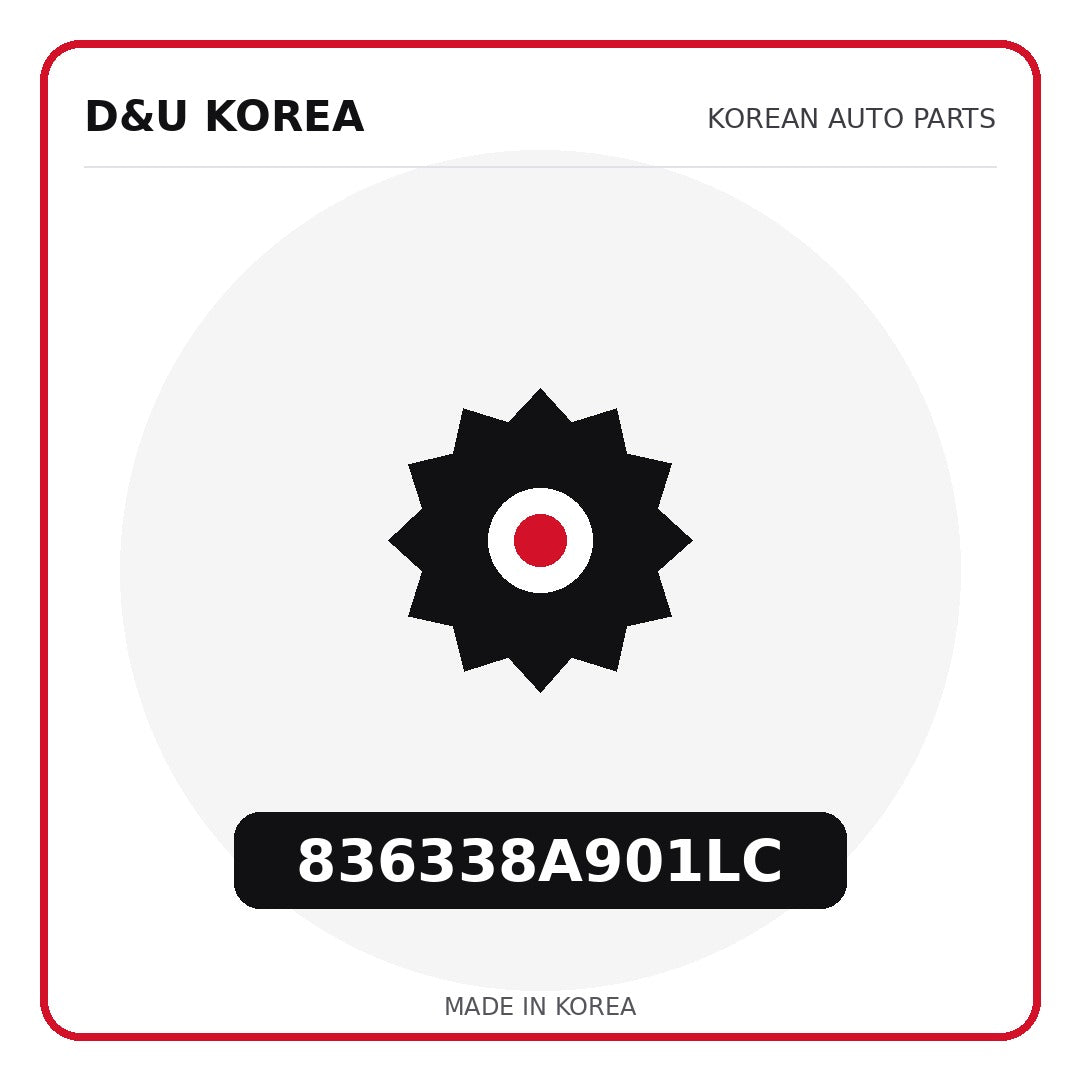 Genuine Mobis 836338A901LC  for Korean vehicles | D&U Korea