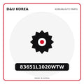Genuine Mobis 83651L1020WTW  for Korean vehicles | D&U Korea
