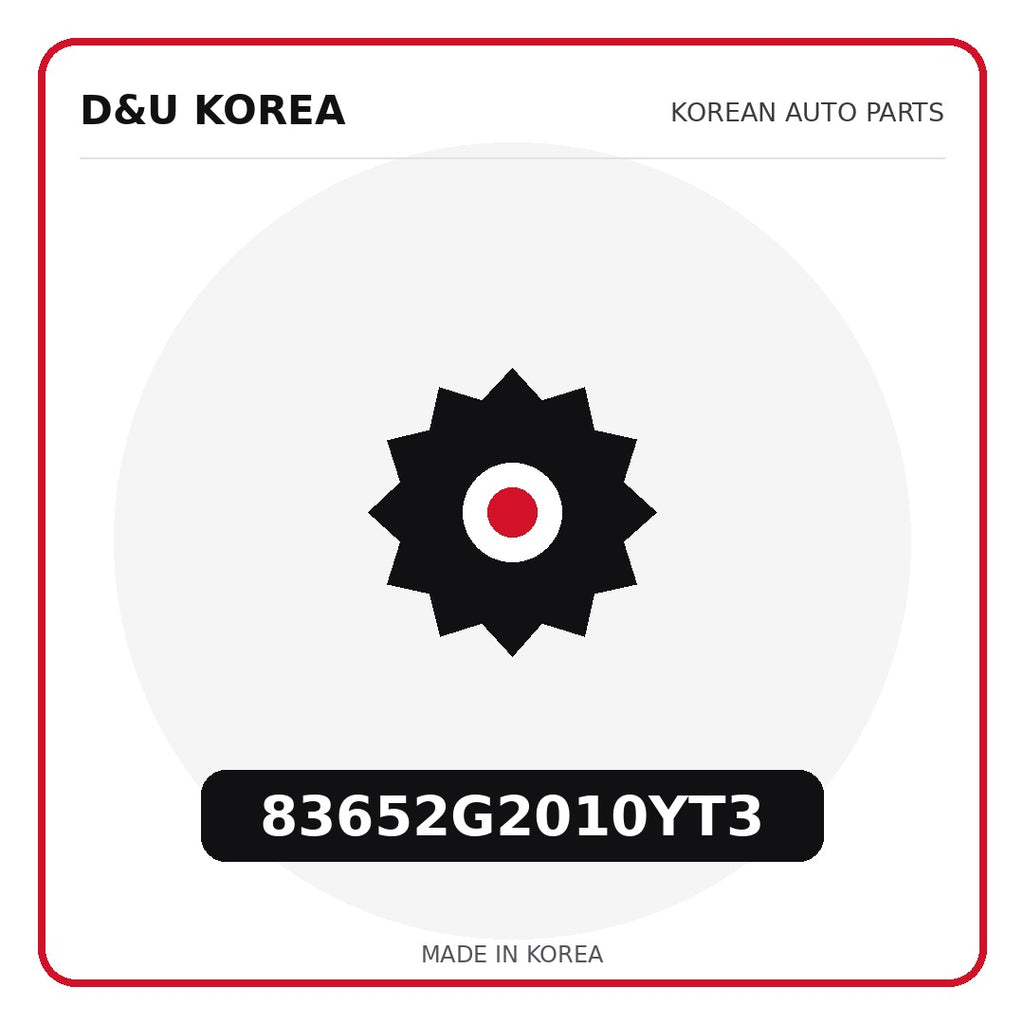 Genuine Mobis 83652G2010YT3  for Korean vehicles | D&U Korea