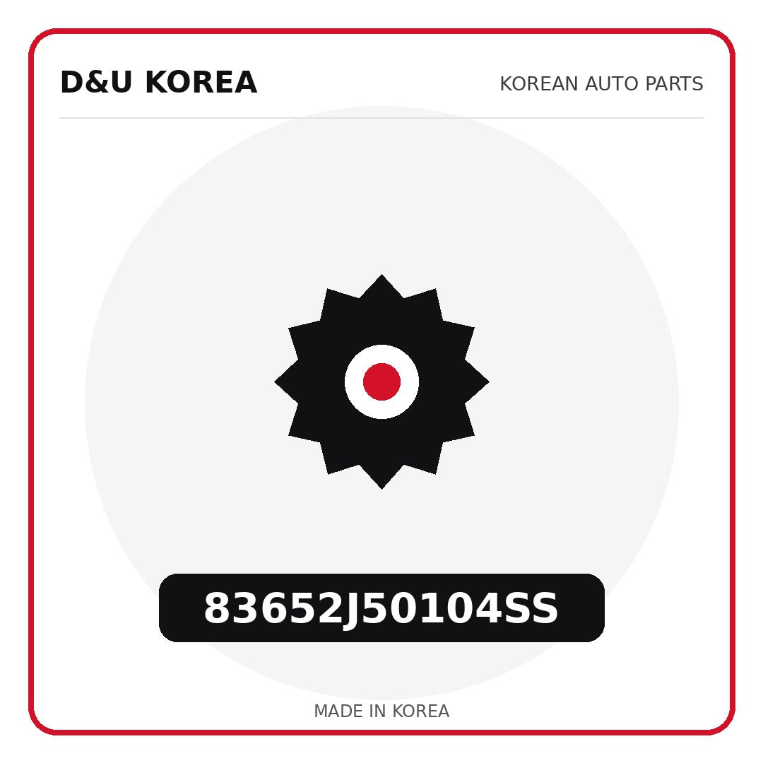 Genuine Mobis 83652J50104SS  for Korean vehicles | D&U Korea