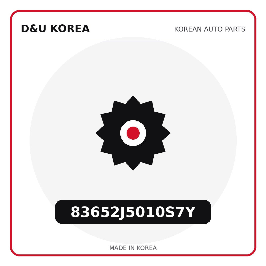 Genuine Mobis 83652J5010S7Y  for Korean vehicles | D&U Korea