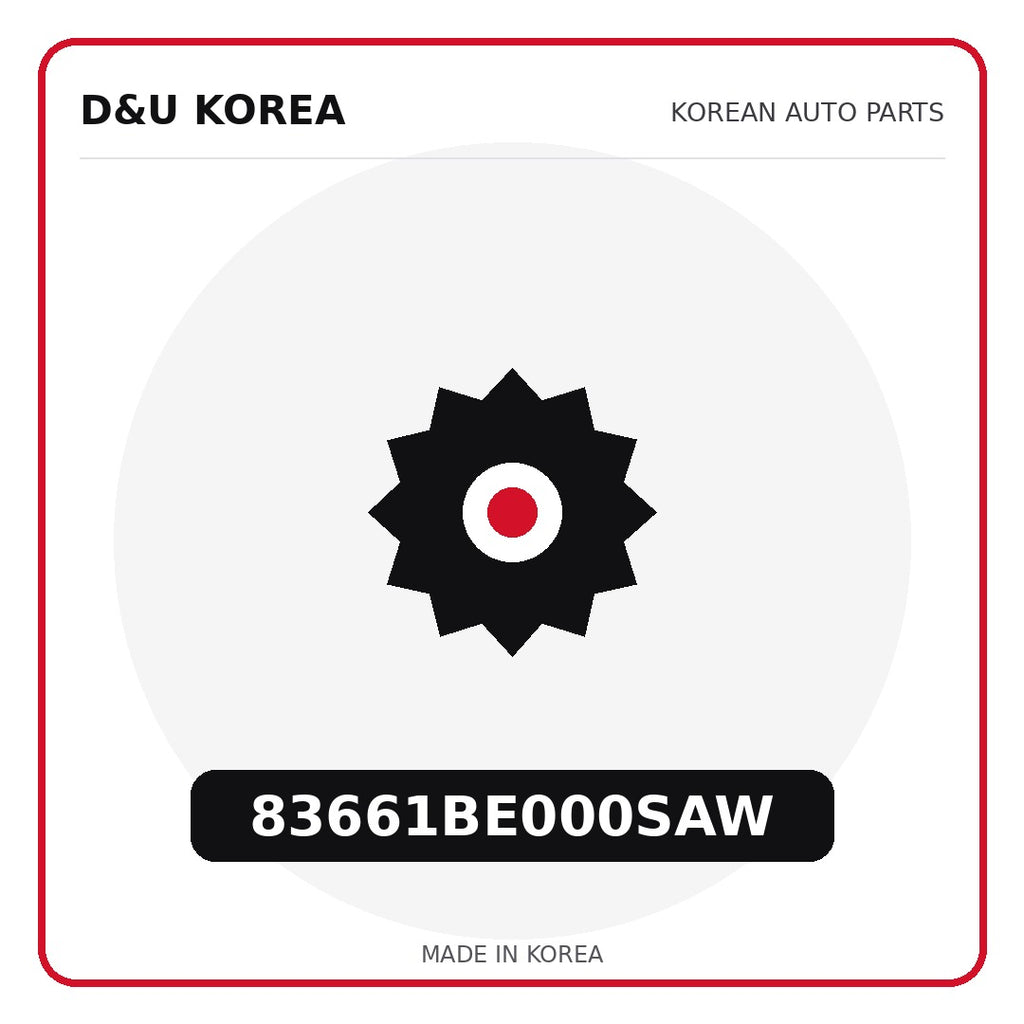 Genuine Mobis 83661BE000SAW  for Korean vehicles | D&U Korea