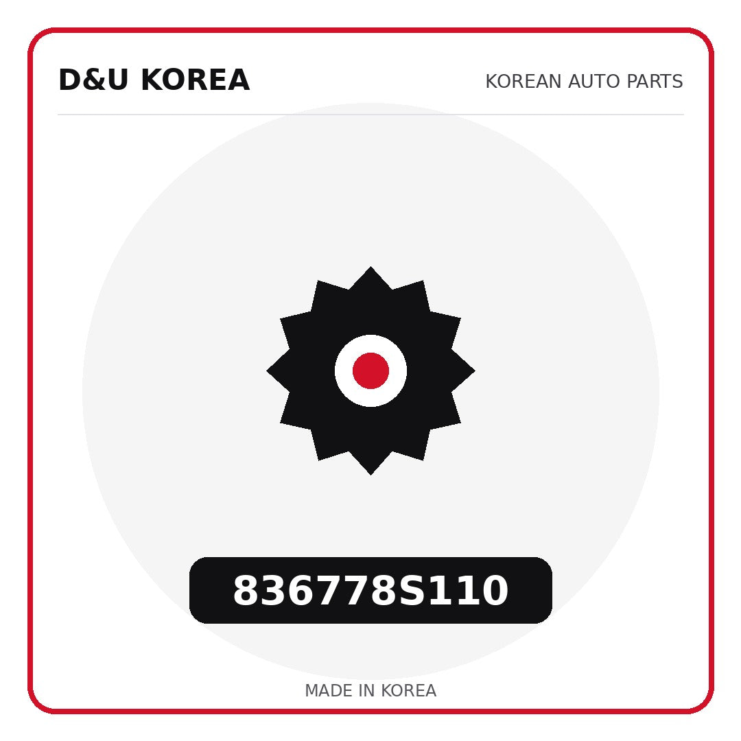 Genuine Mobis 836778S110  for Korean vehicles | D&U Korea