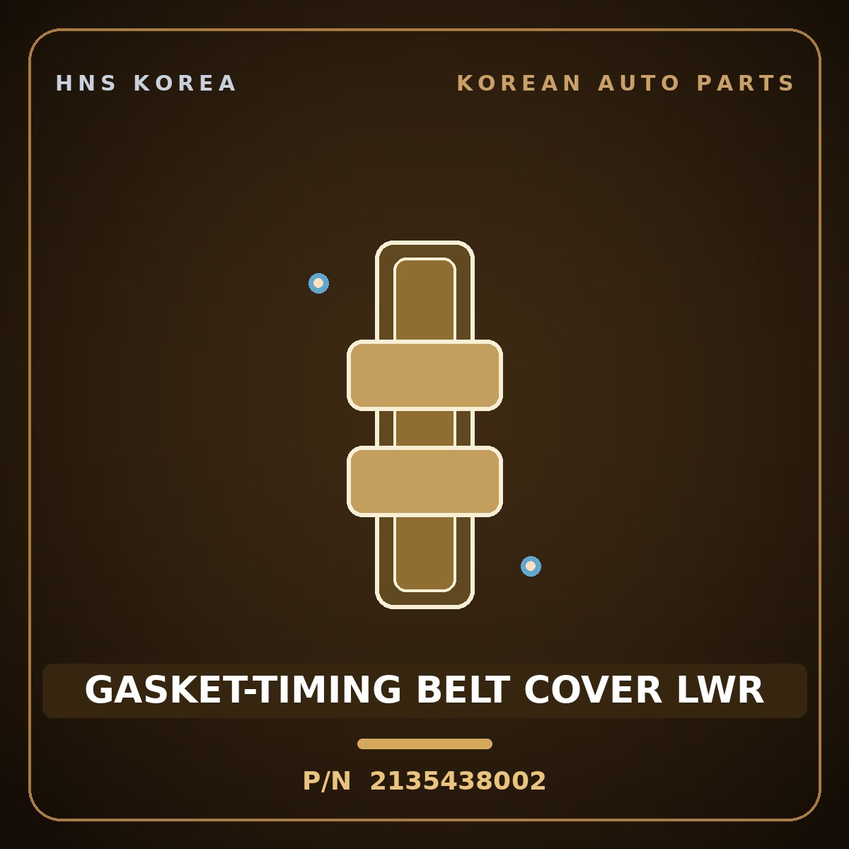 GASKET-TIMING BELT COVER LWR
