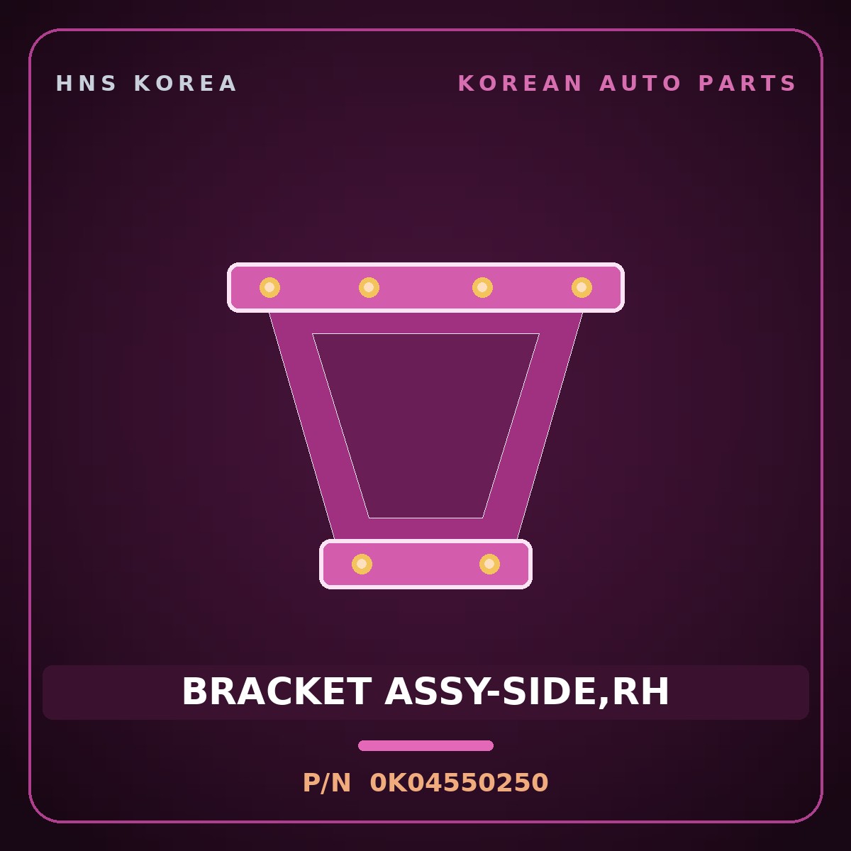 BRACKET ASSY-SIDE,RH