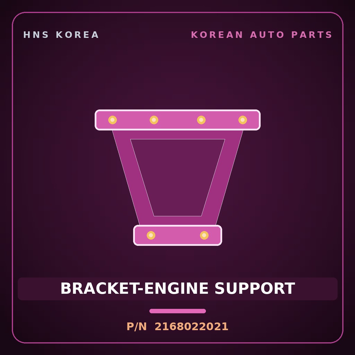 BRACKET-ENGINE SUPPORT