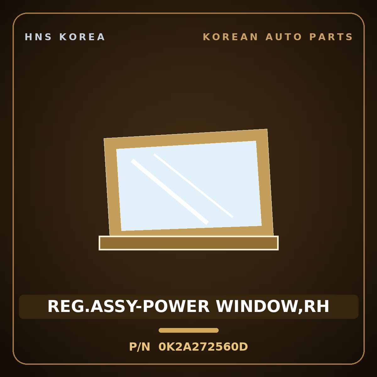REG.ASSY-POWER WINDOW,RH