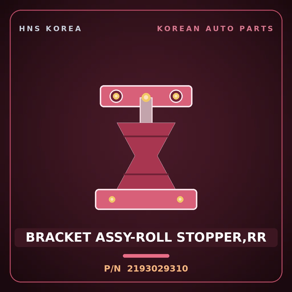 BRACKET ASSY-ROLL STOPPER,RR