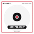 Genuine Mobis 837172D000LT  for Korean vehicles | D&U Korea