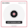 Genuine Mobis 837303E0116W  for Korean vehicles | D&U Korea