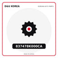 Genuine Mobis 837478K000CA  for Korean vehicles | D&U Korea