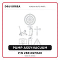 PUMP ASSY-VACUUM