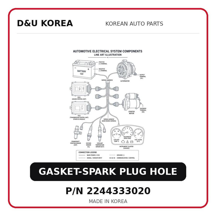 GASKET-SPARK PLUG HOLE