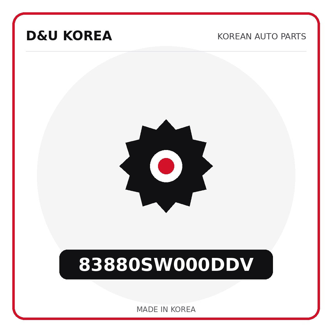 Genuine Mobis 83880SW000DDV  for Korean vehicles | D&U Korea