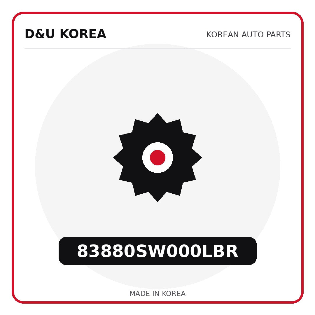 Genuine Mobis 83880SW000LBR  for Korean vehicles | D&U Korea