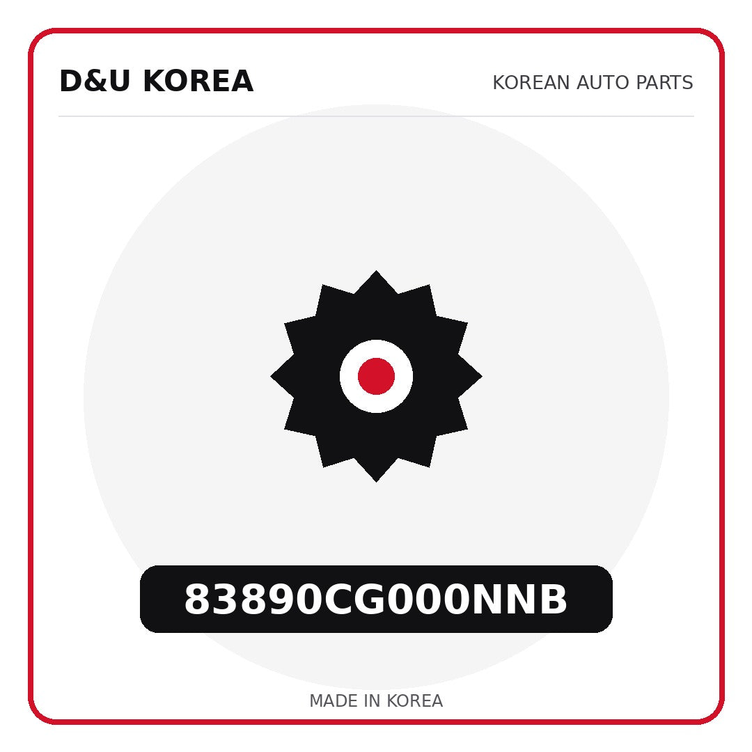 Genuine Mobis 83890CG000NNB  for Korean vehicles | D&U Korea