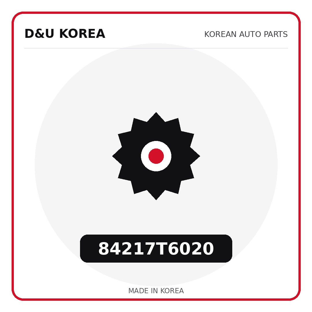 Genuine Mobis 84217T6020  for Korean vehicles | D&U Korea