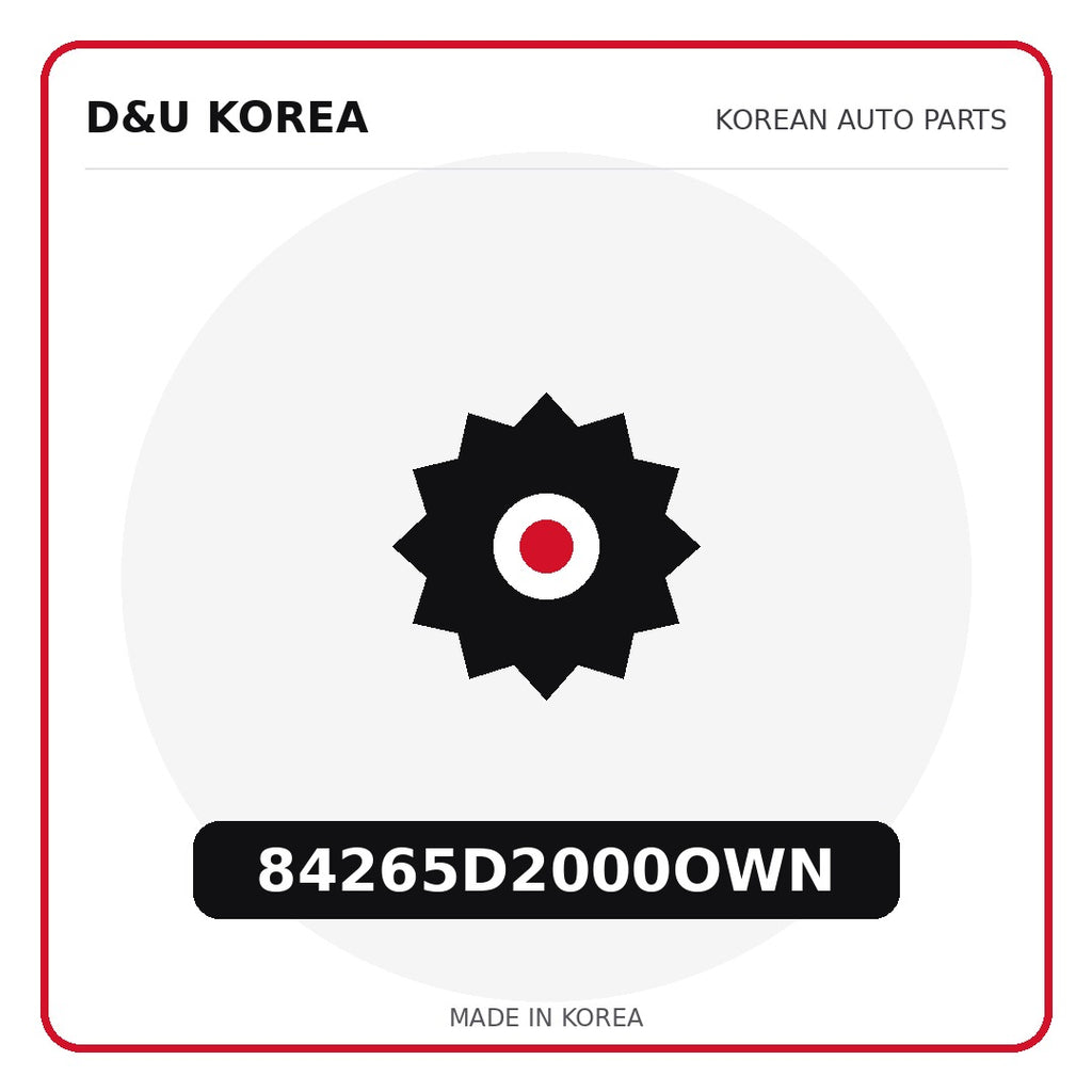 Genuine Mobis 84265D2000OWN  for Korean vehicles | D&U Korea
