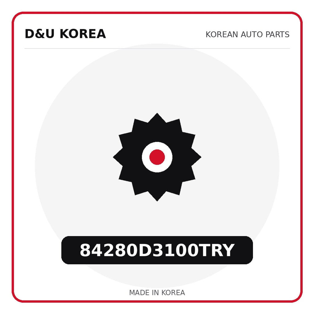 Genuine Mobis 84280D3100TRY  for Korean vehicles | D&U Korea