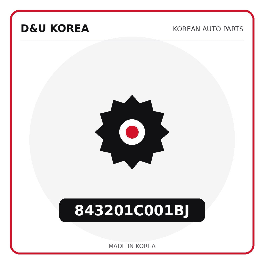 Genuine Mobis 843201C001BJ  for Korean vehicles | D&U Korea