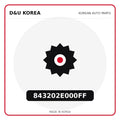 Genuine Mobis 843202E000FF  for Korean vehicles | D&U Korea