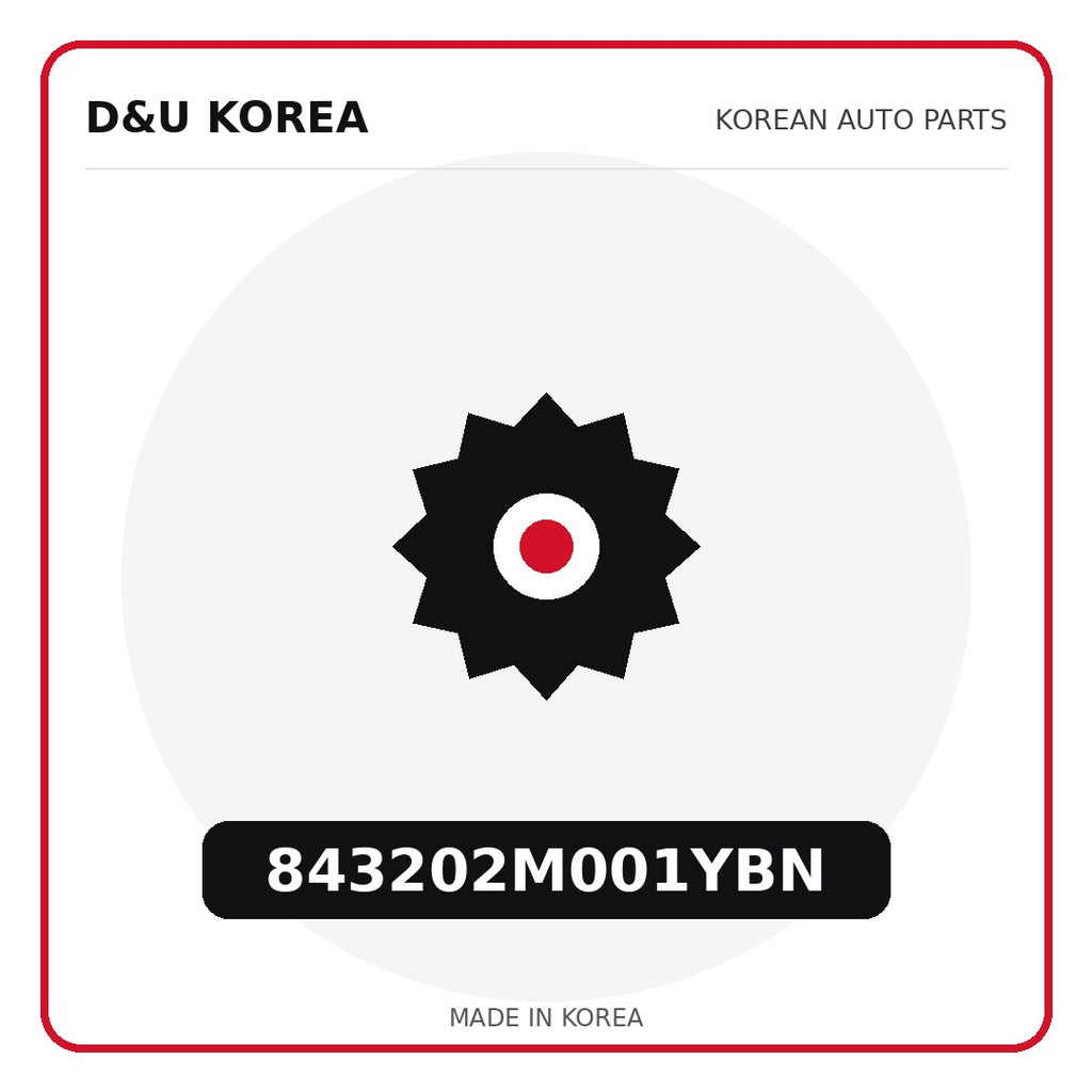 Genuine Mobis 843202M001YBN  for Korean vehicles | D&U Korea