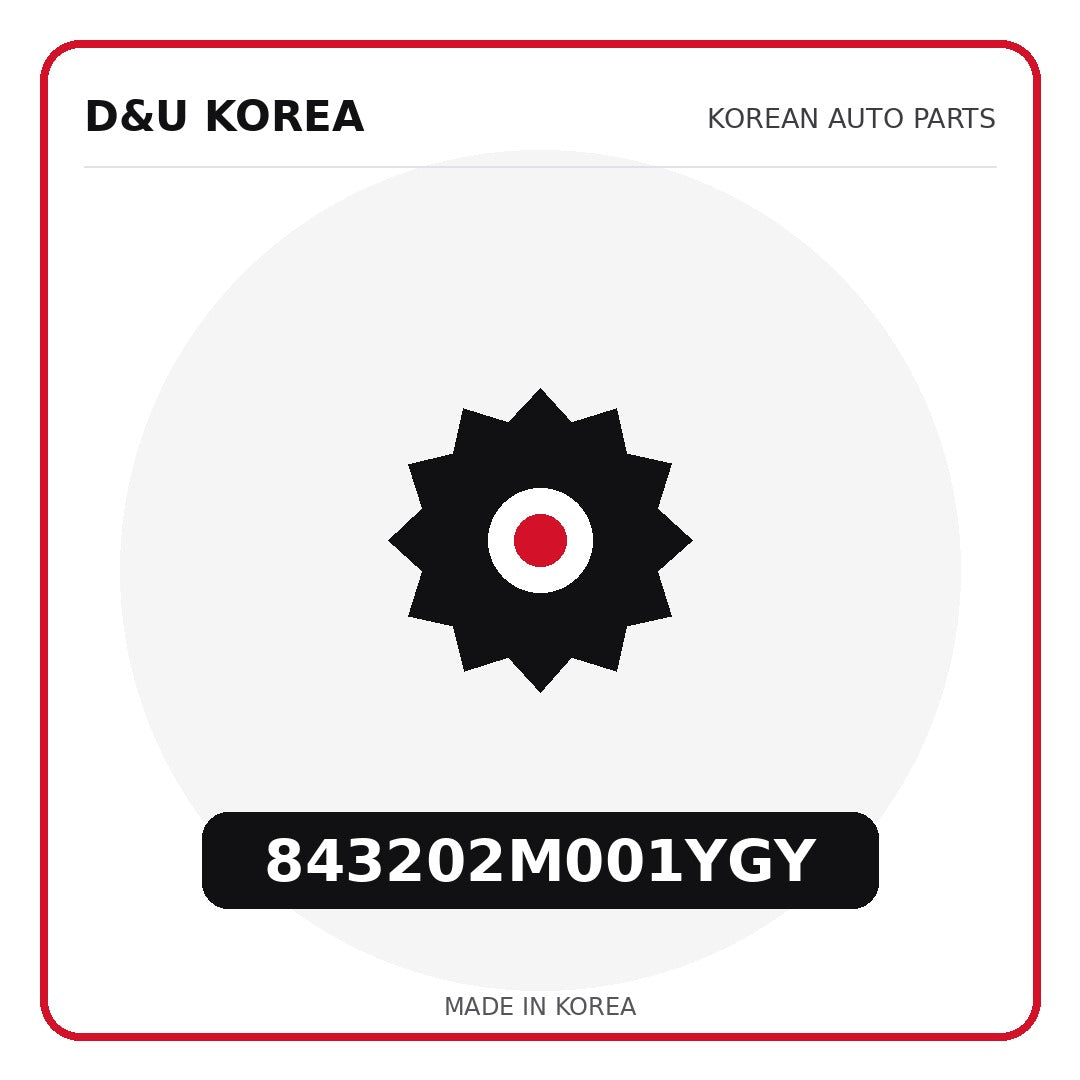 Genuine Mobis 843202M001YGY  for Korean vehicles | D&U Korea