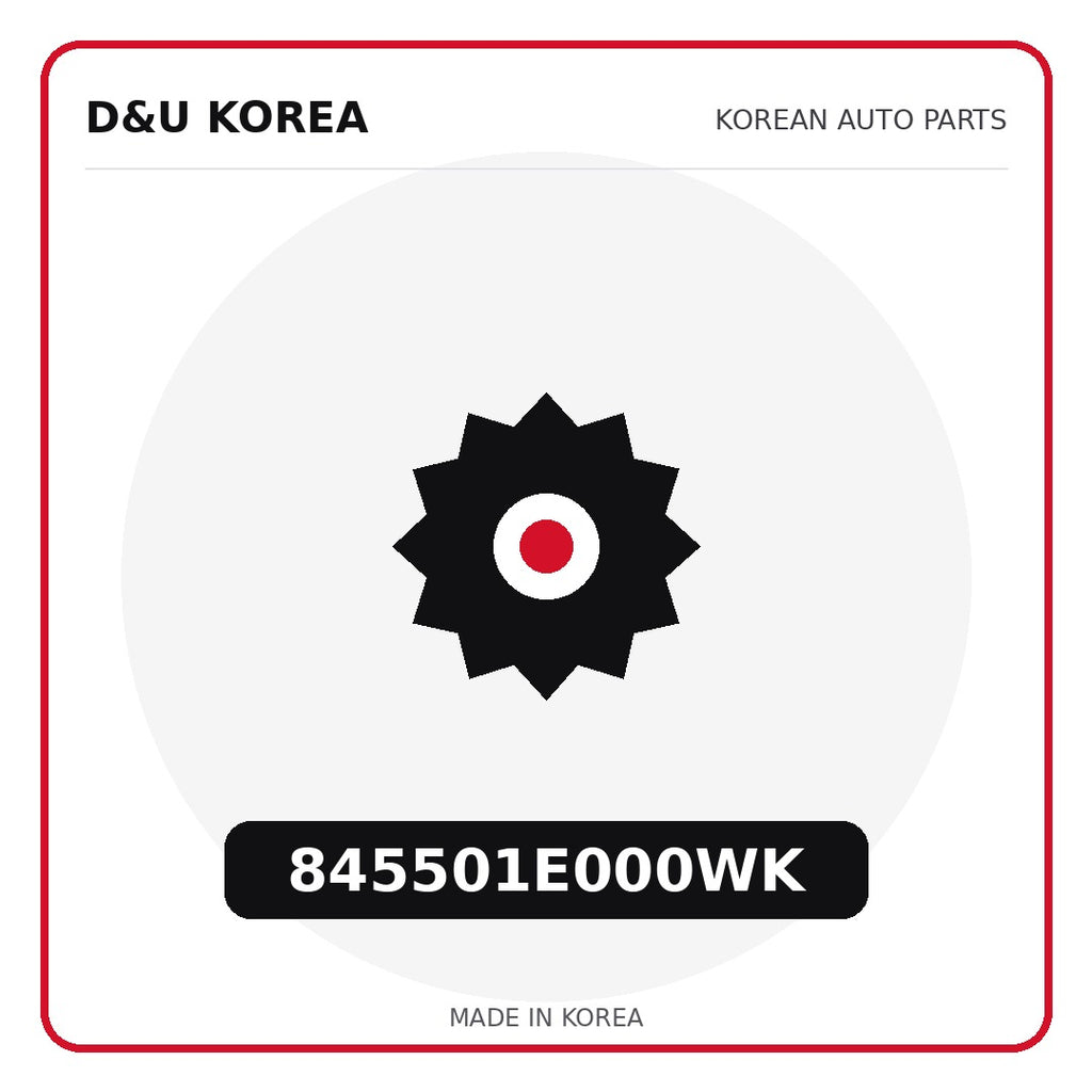 Genuine Mobis 845501E000WK  for Korean vehicles | D&U Korea