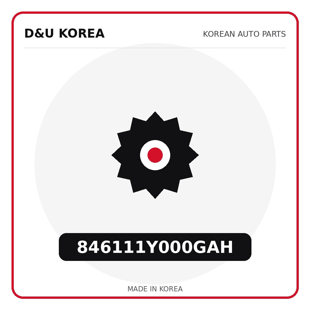 Genuine Mobis 846111Y000GAH  for Korean vehicles | D&U Korea