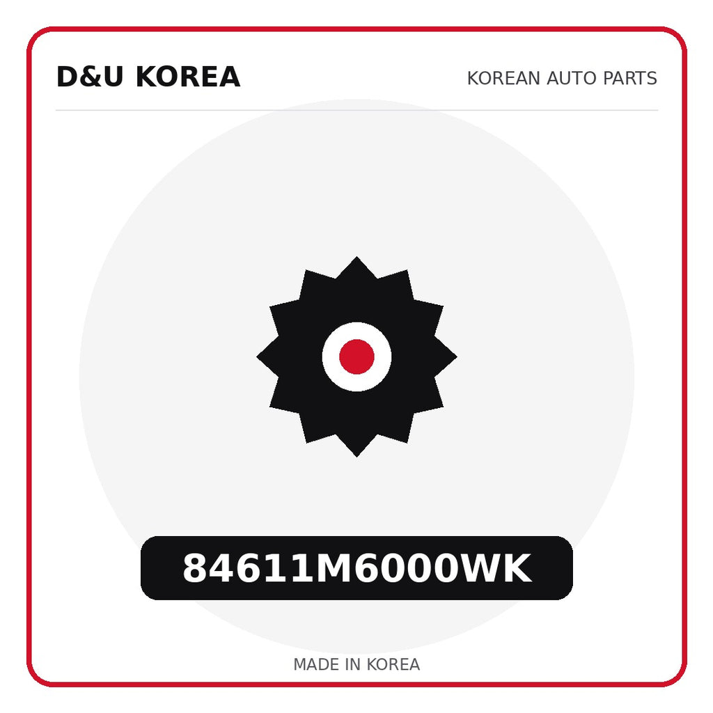 Genuine Mobis 84611M6000WK  for Korean vehicles | D&U Korea