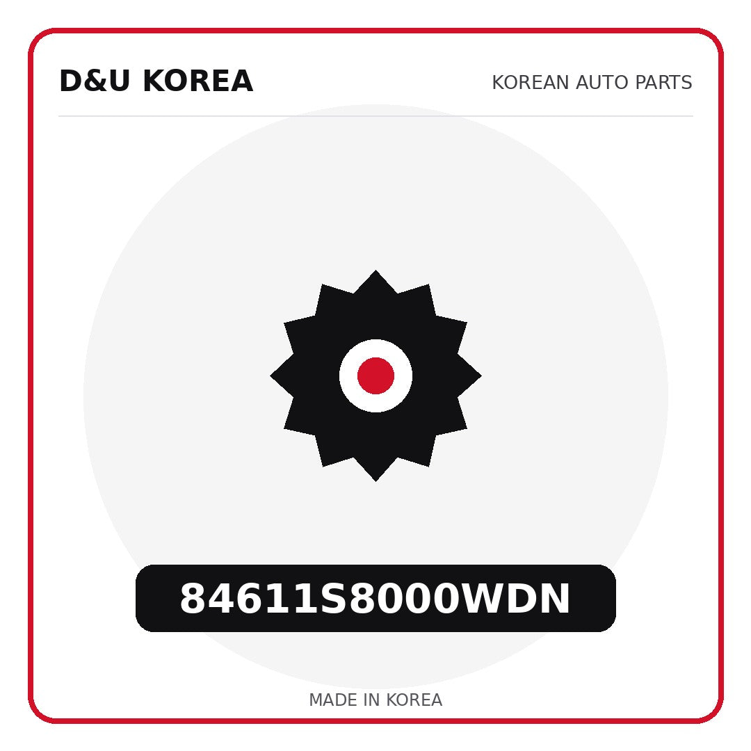 Genuine Mobis 84611S8000WDN  for Korean vehicles | D&U Korea