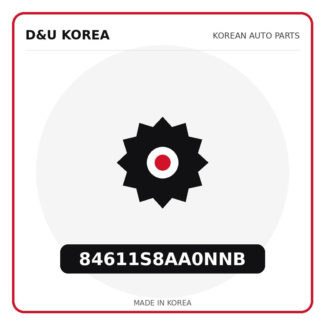 Genuine Mobis 84611S8AA0NNB  for Korean vehicles | D&U Korea