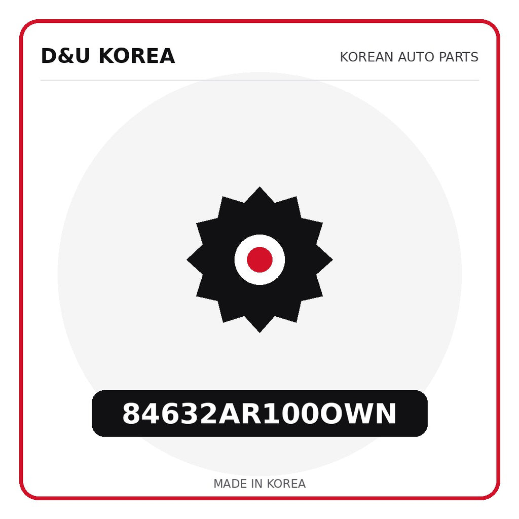 Genuine Mobis 84632AR100OWN  for Korean vehicles | D&U Korea