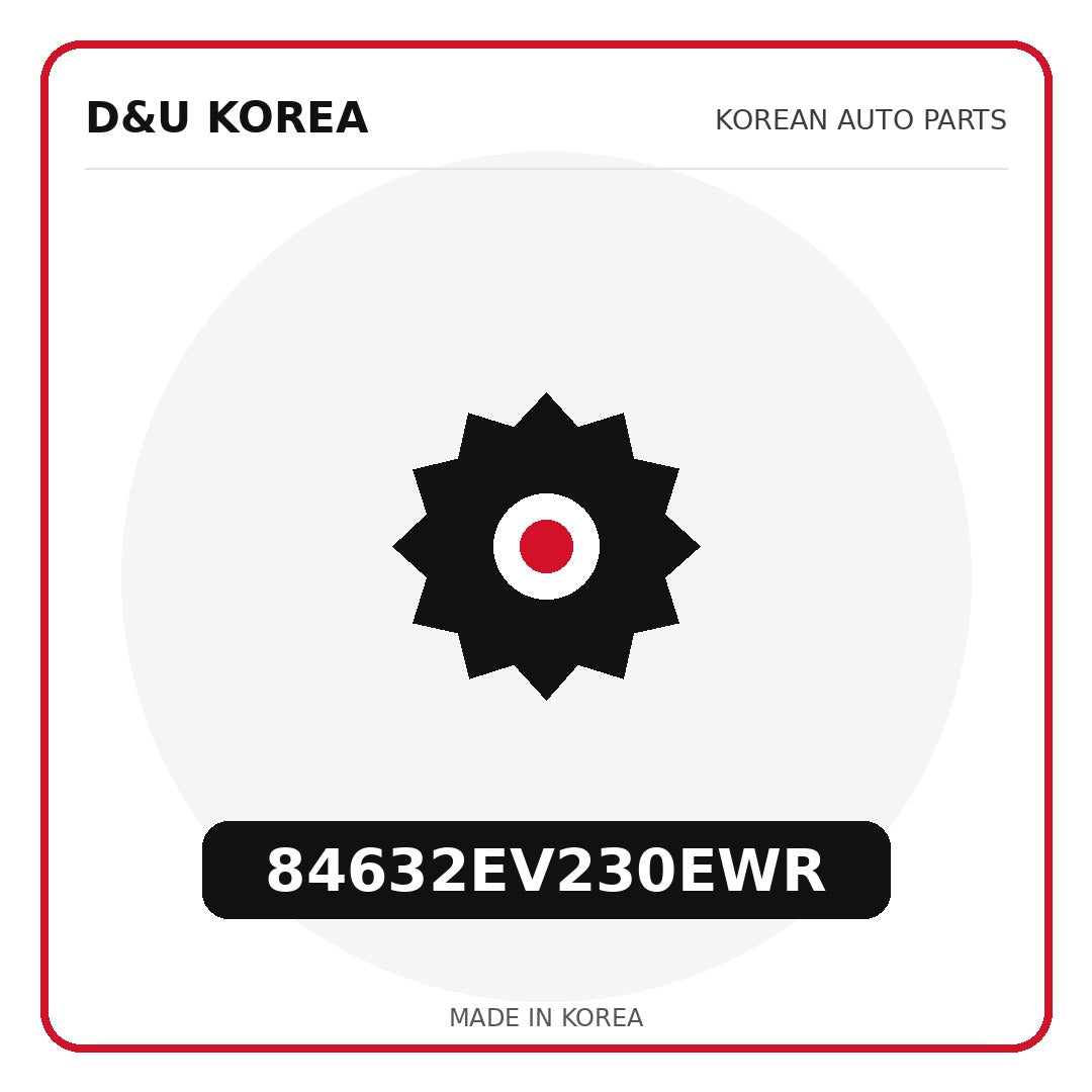 Genuine Mobis 84632EV230EWR  for Korean vehicles | D&U Korea
