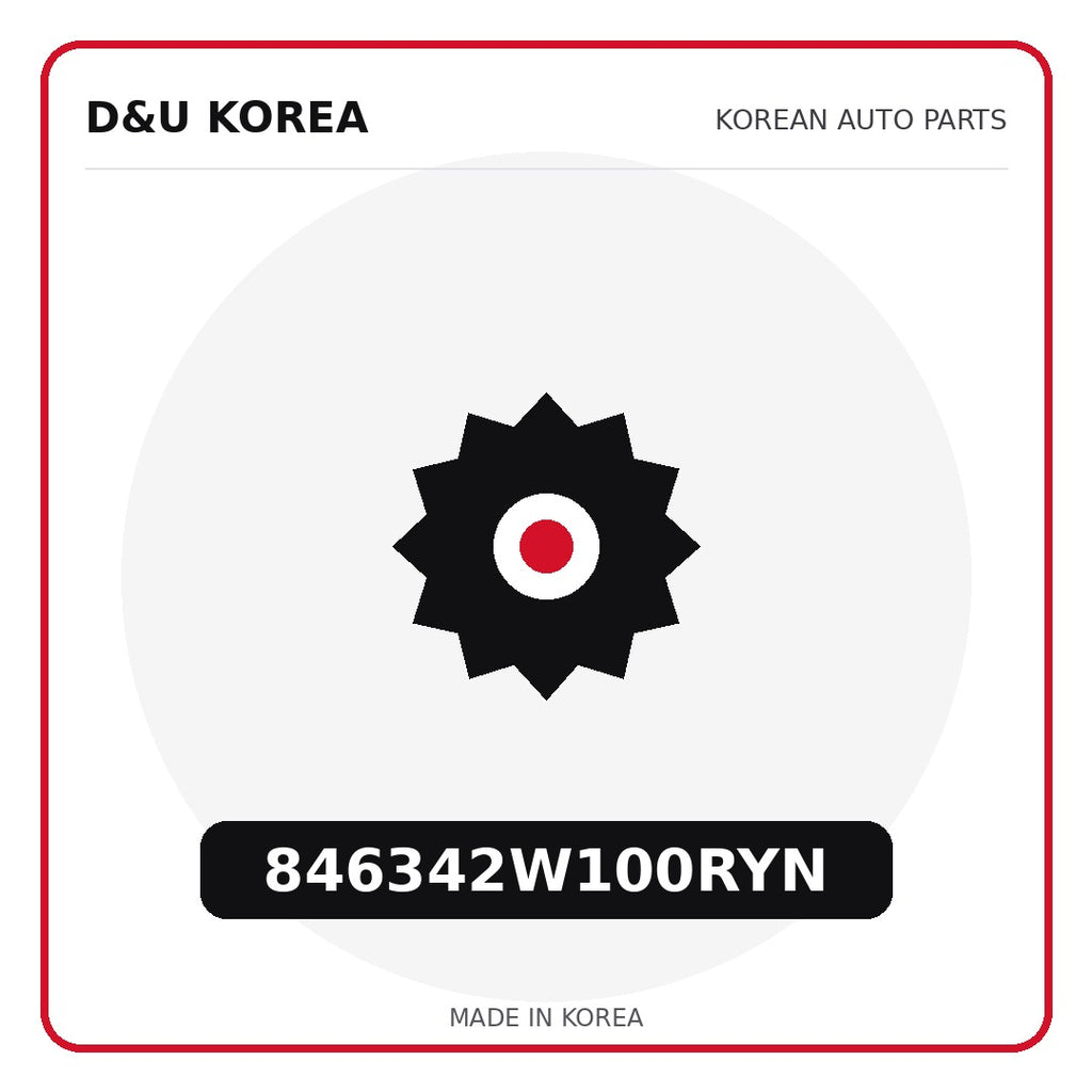 Genuine Mobis 846342W100RYN  for Korean vehicles | D&U Korea