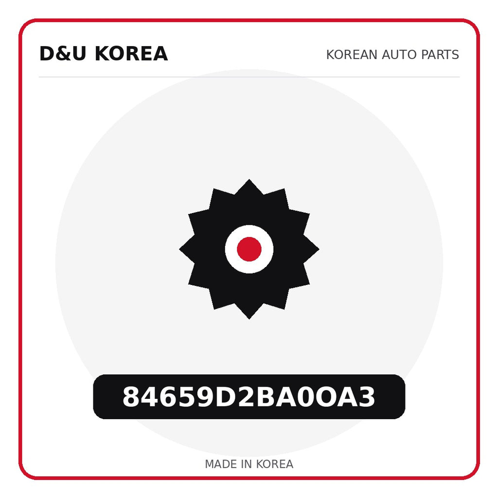 Genuine Mobis 84659D2BA0OA3  for Korean vehicles | D&U Korea